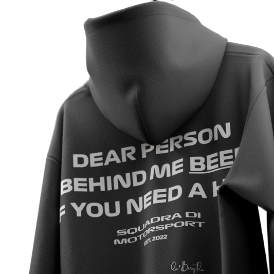 Beep If You Need A Hug Hoodie - Grey