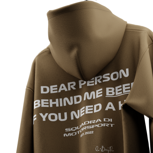 Beep If You Need A Hug Hoodie - Beige