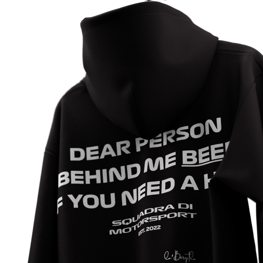 Beep If You Need A Hug Hoodie - Black