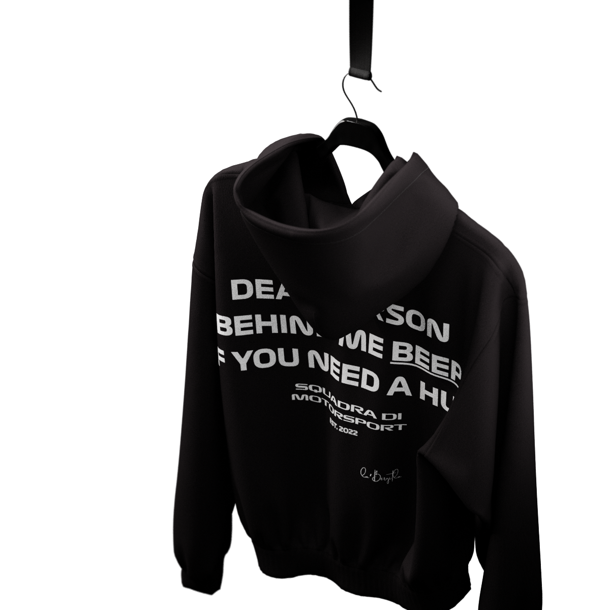 Beep If You Need A Hug Hoodie - Black