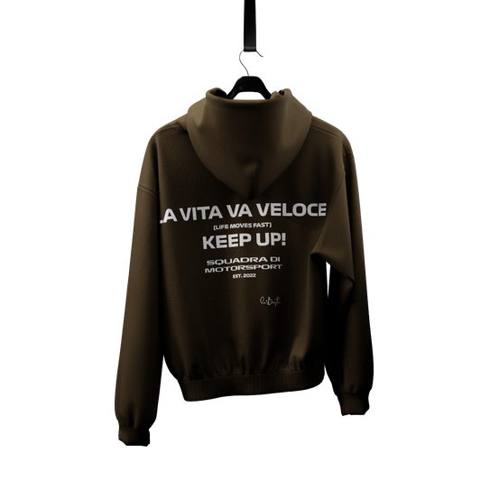 La Vita Va Veloce - Brown