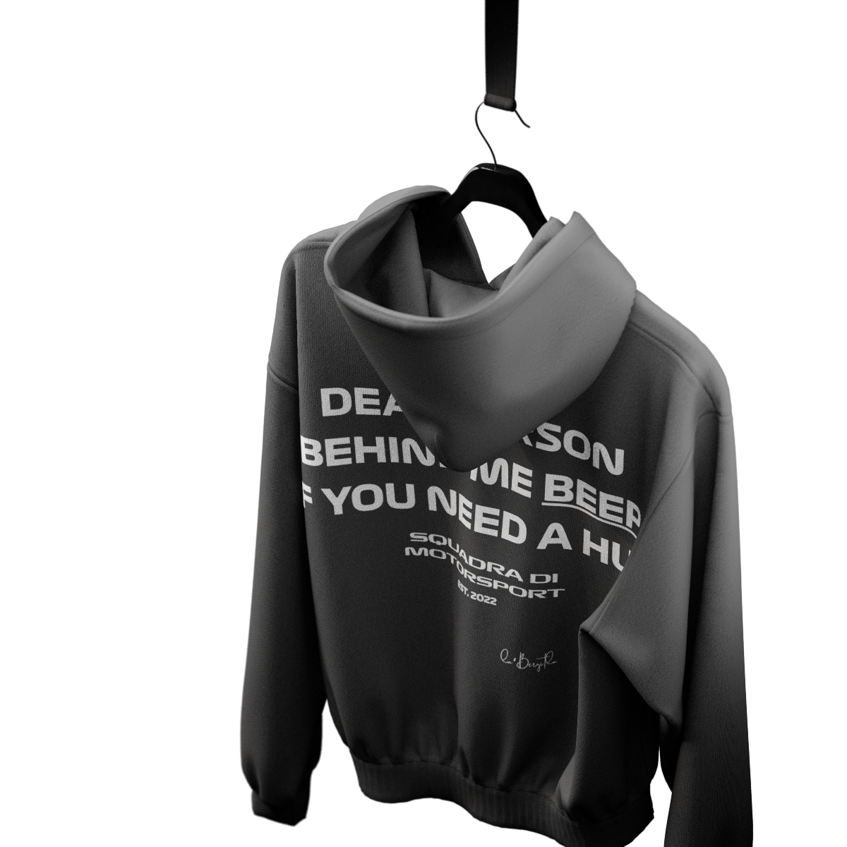 Beep If You Need A Hug Hoodie - Grey