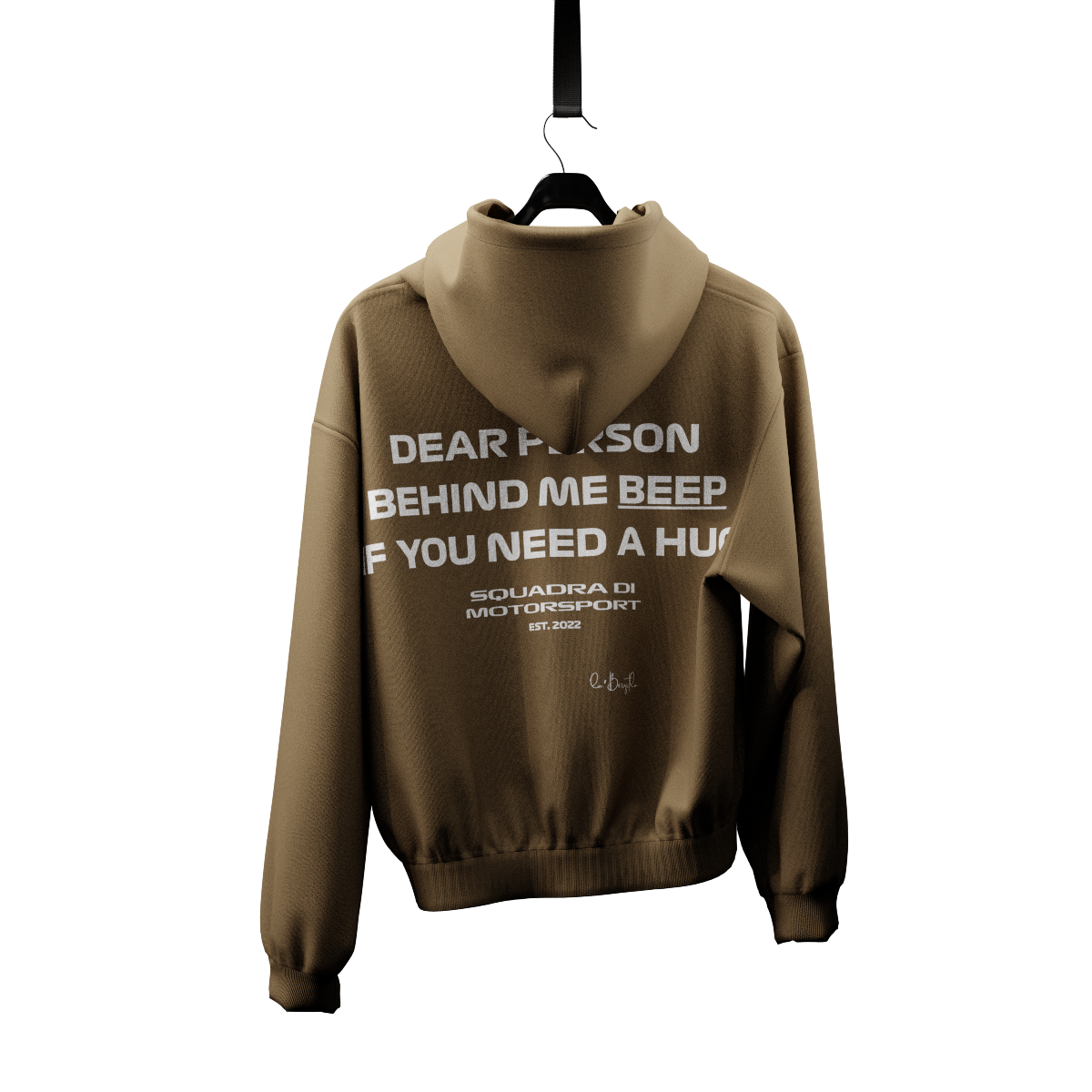 Beep If You Need A Hug Hoodie - Beige