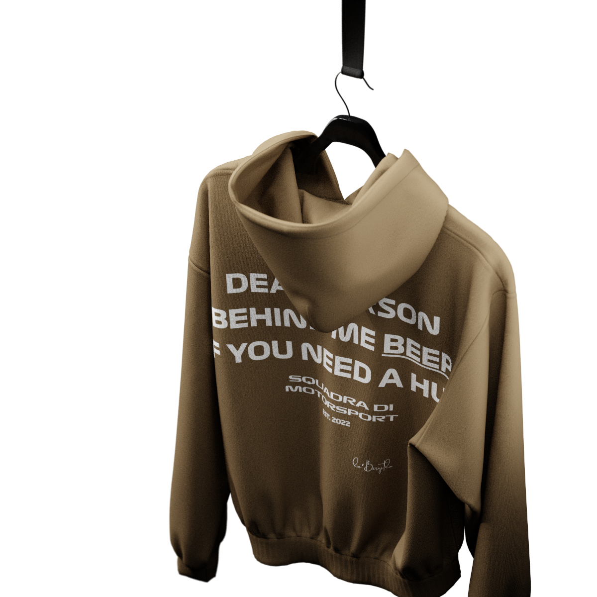 Beep If You Need A Hug Hoodie - Beige